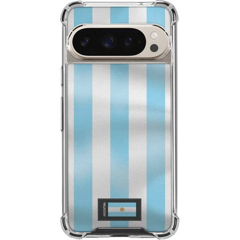 Argentina Soccer Flag Pixel 9 Pro XL Clear Case